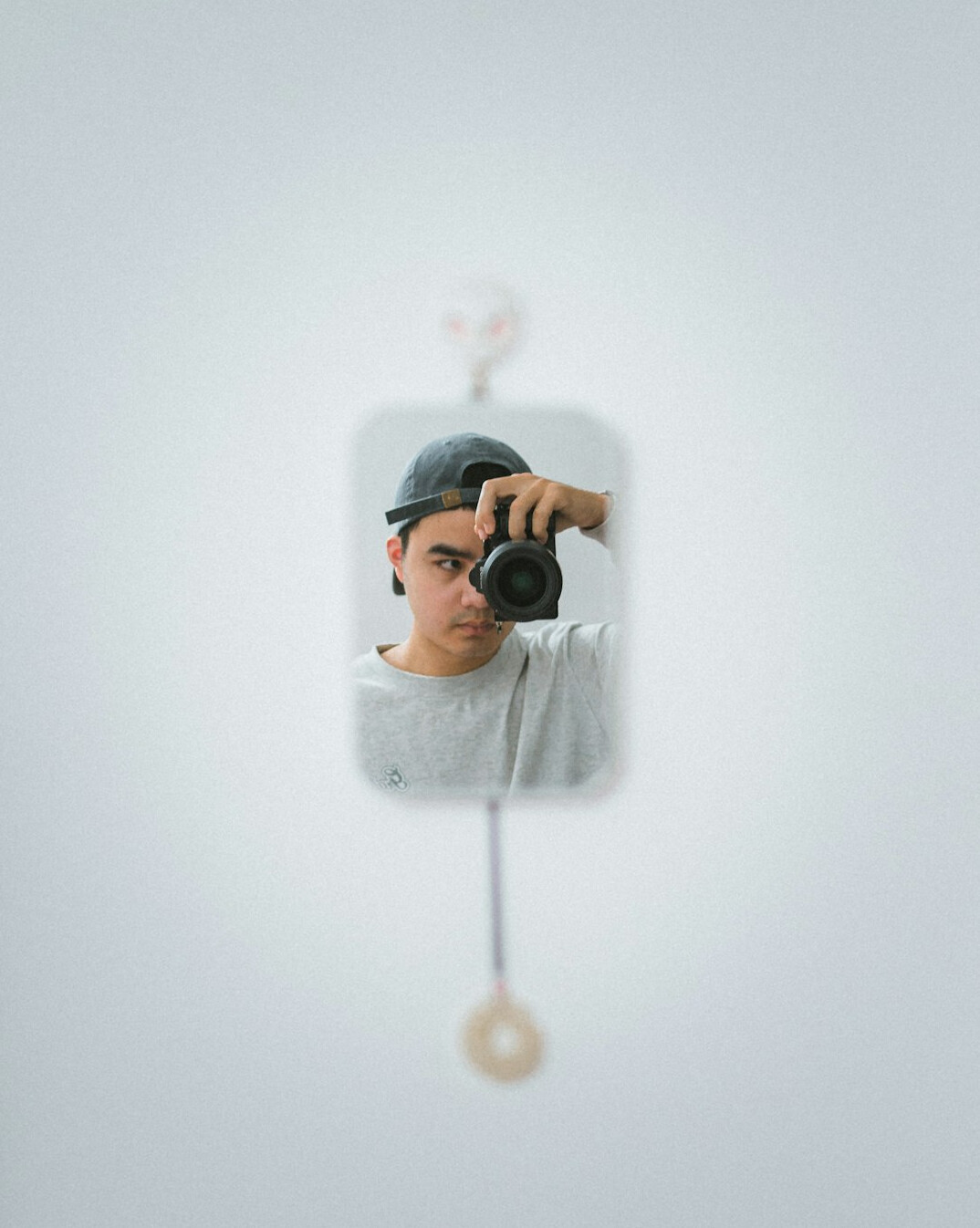 Studio portrait of a man photographer